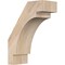 Ekena Millwork 5 1/2"W x 12"D x 16"H Merced Smooth Knee Brace, Douglas Fir BRC06X12X16MRC00SDF - alternate 1